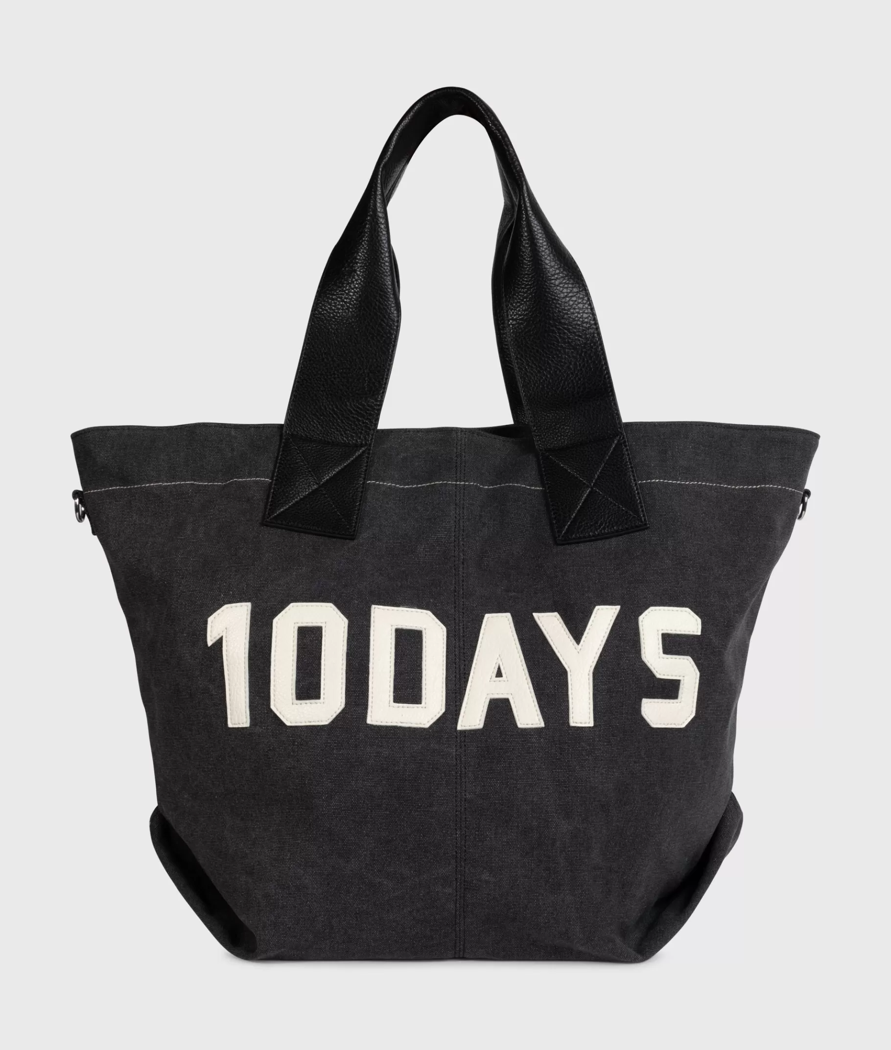 10DAYS canvas shopper