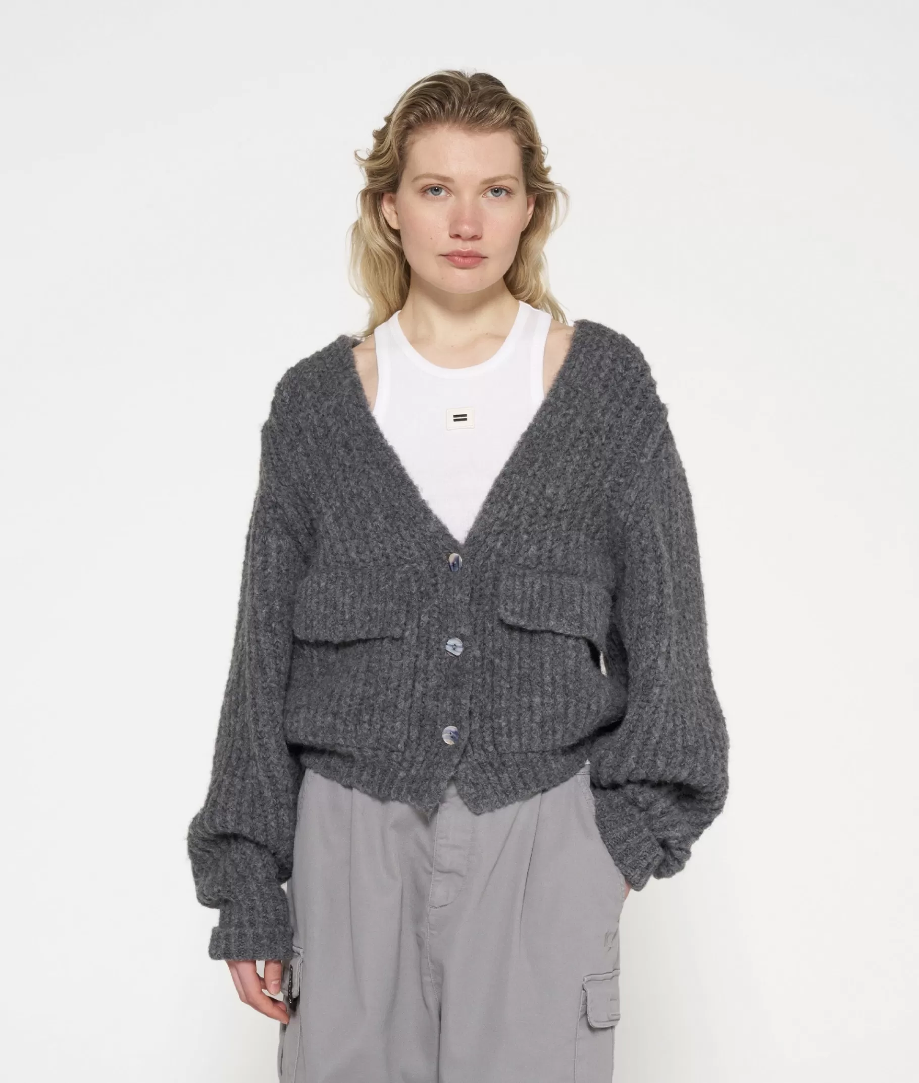 10DAYS chunky knit cardigan