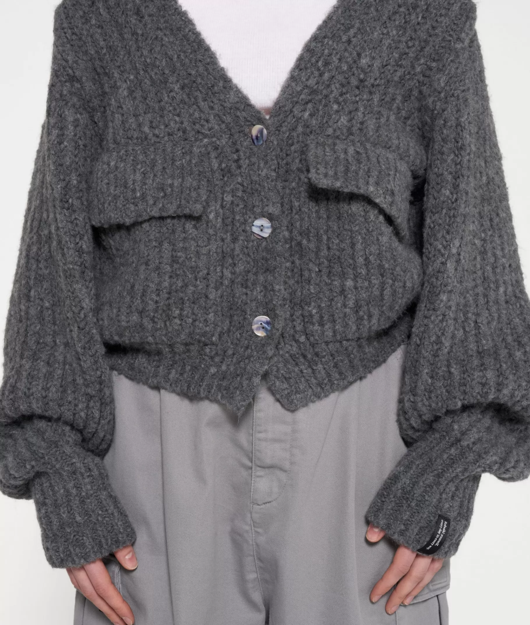 10DAYS chunky knit cardigan