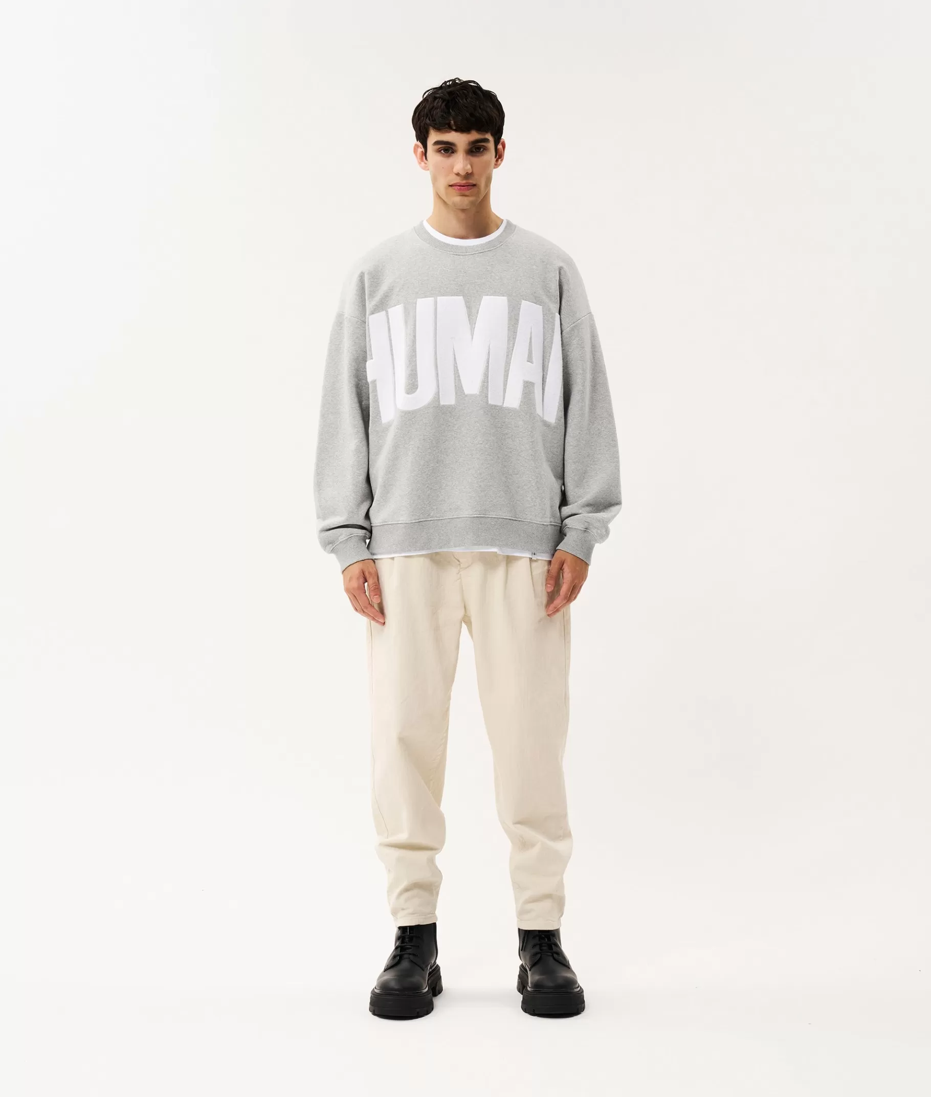 10DAYS Human fleece sweater