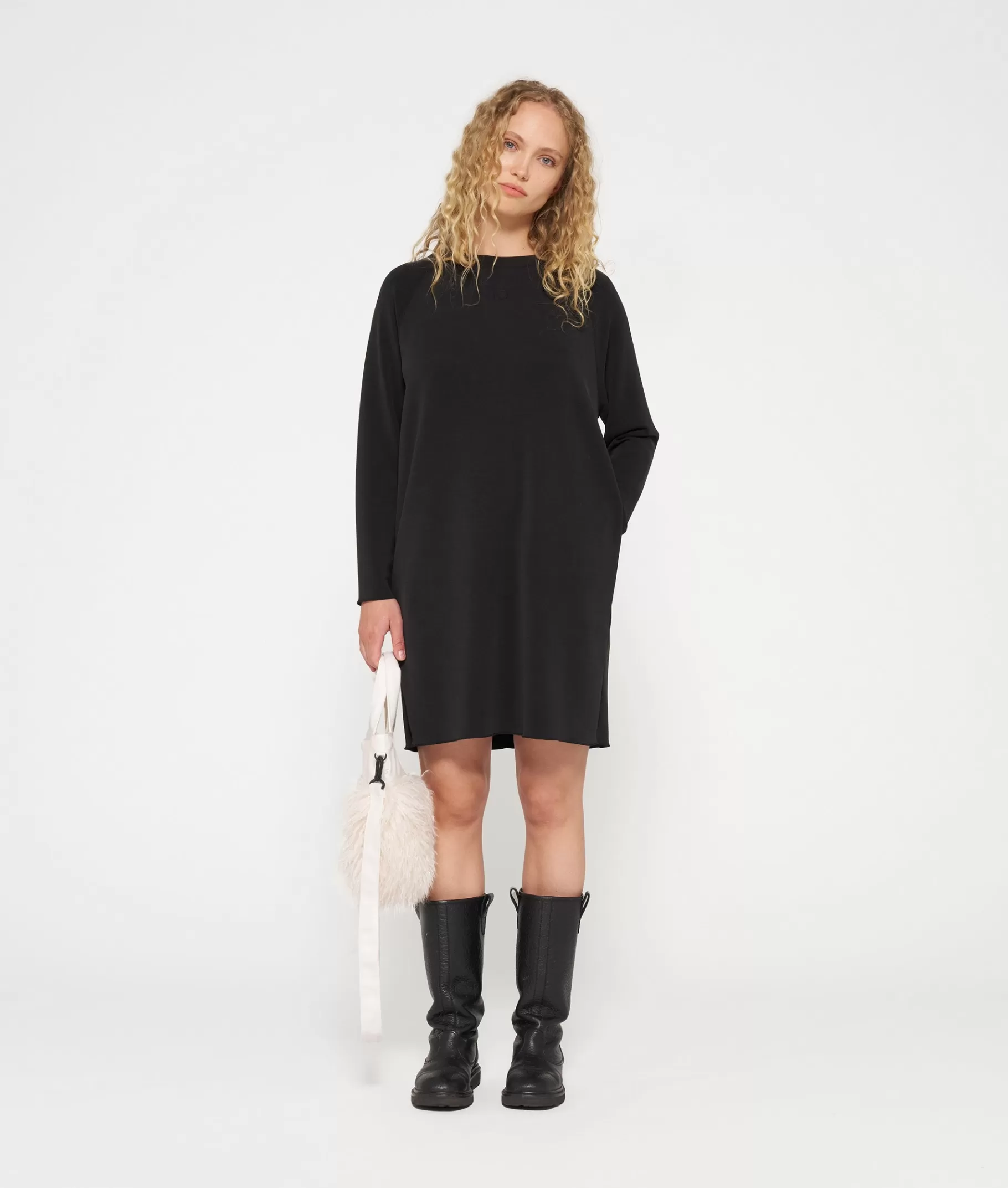 10DAYS longsleeve midi dress scuba