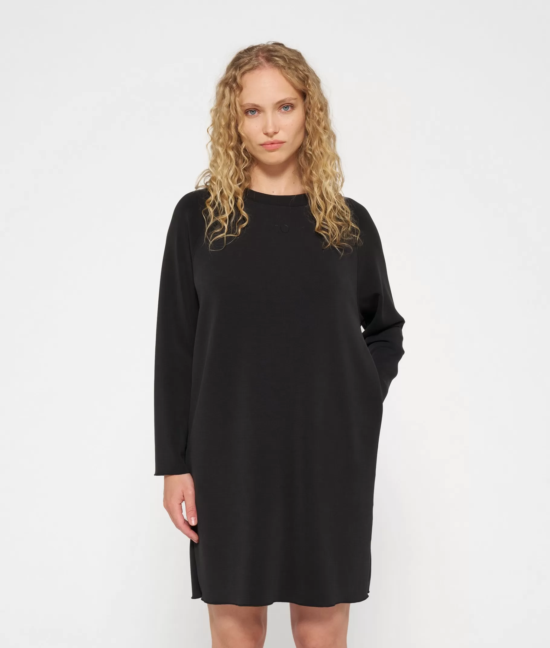 10DAYS longsleeve midi dress scuba