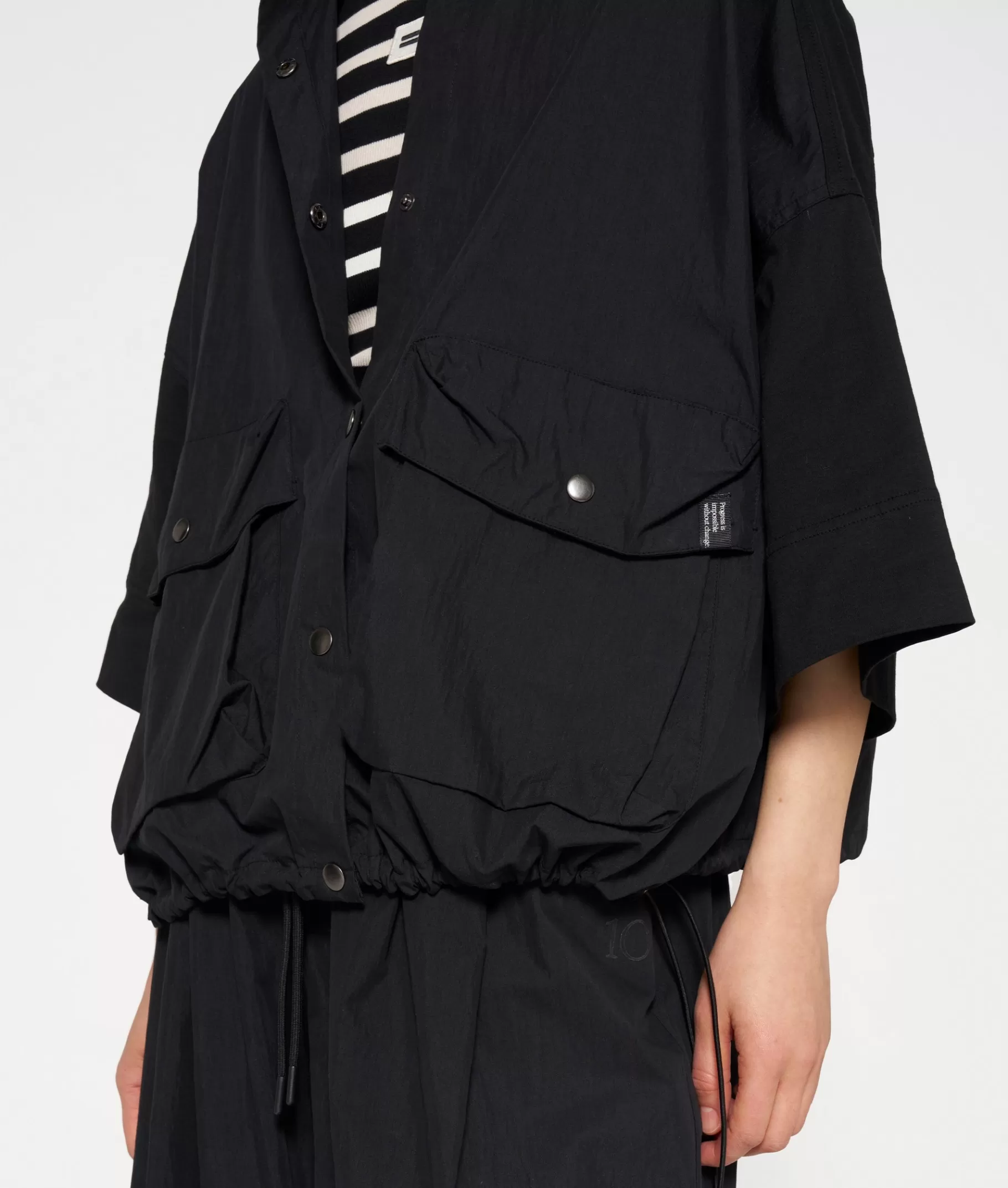 10DAYS oversized utility shirt