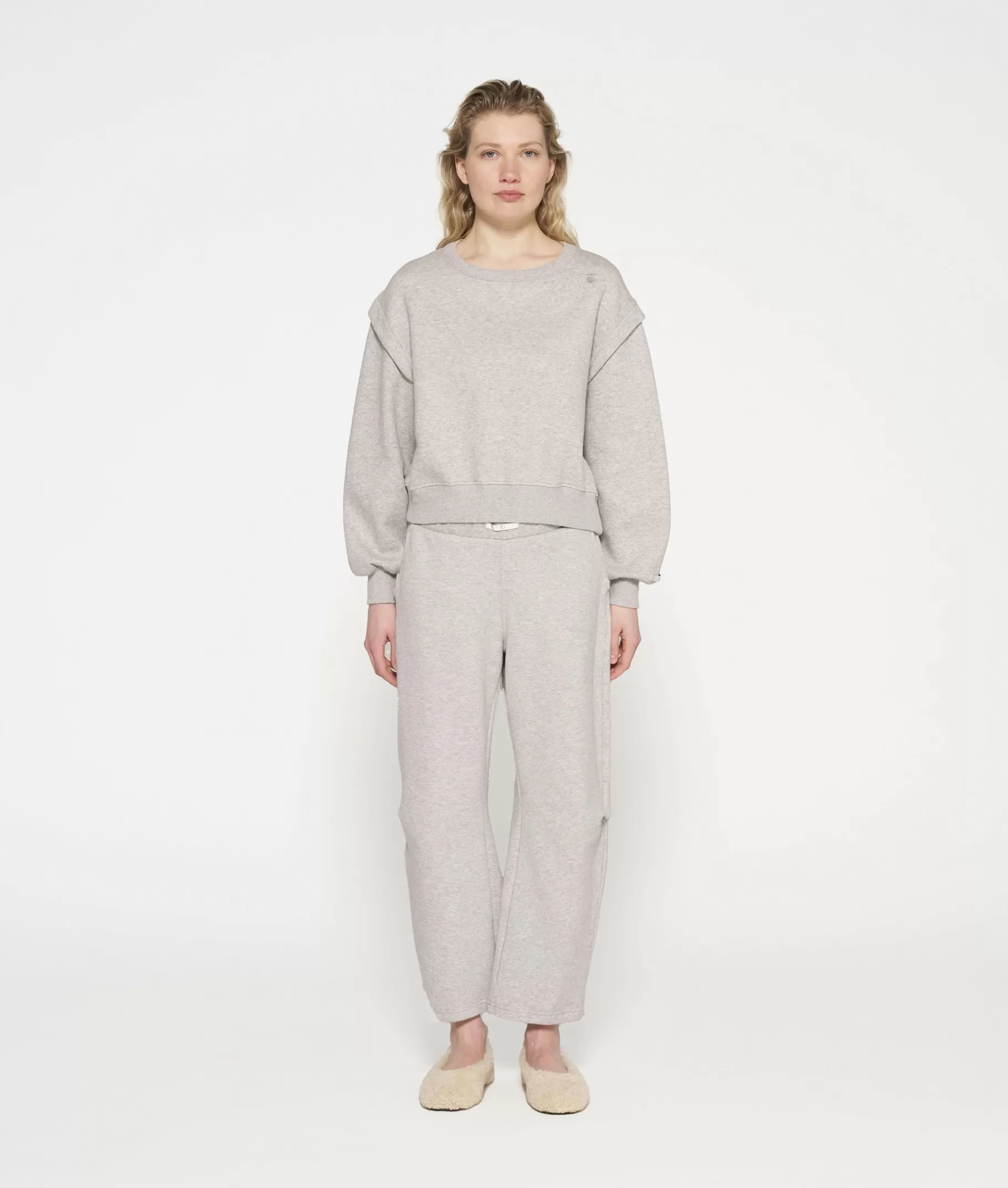 10DAYS texture fleece jogger