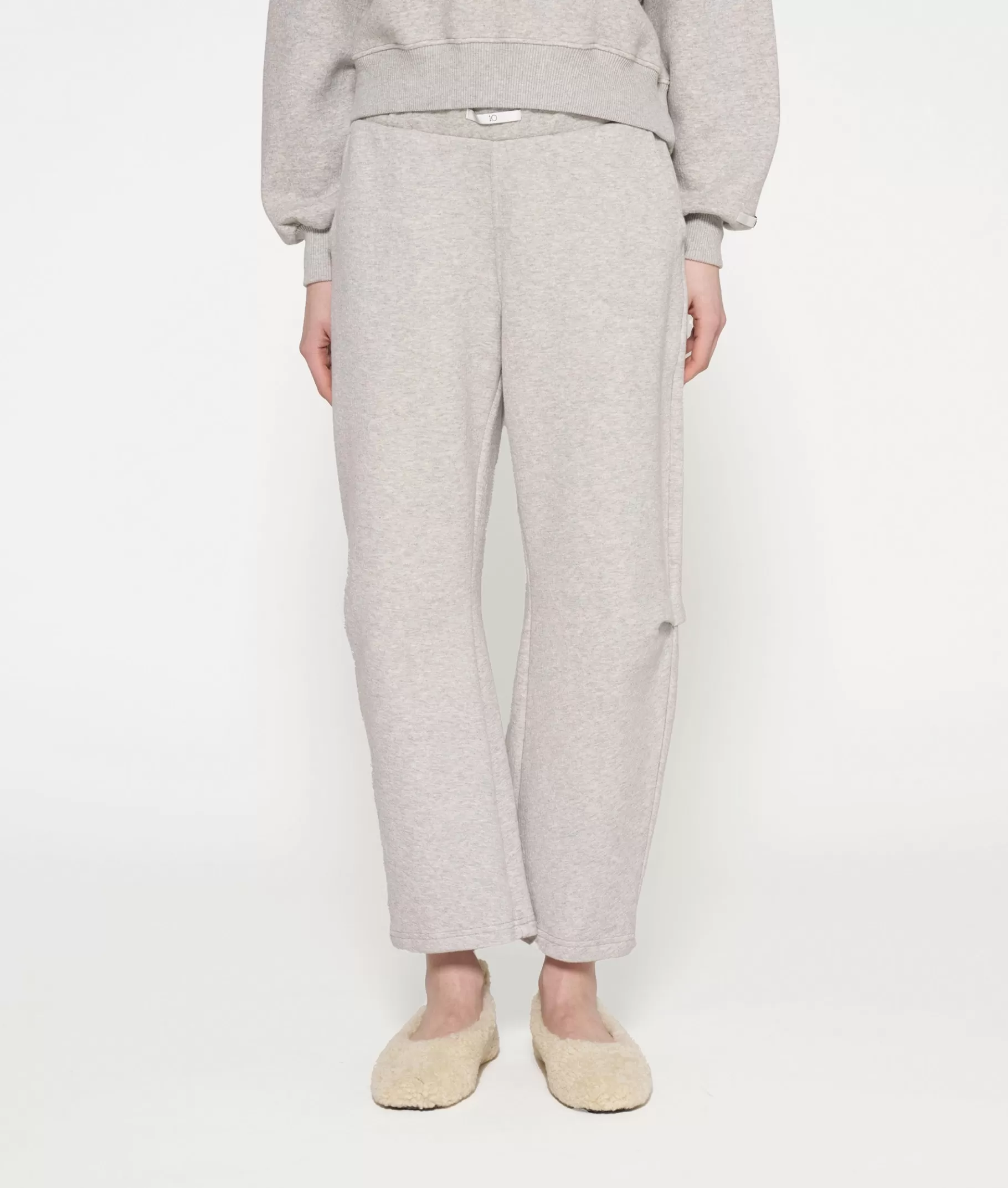 10DAYS texture fleece jogger